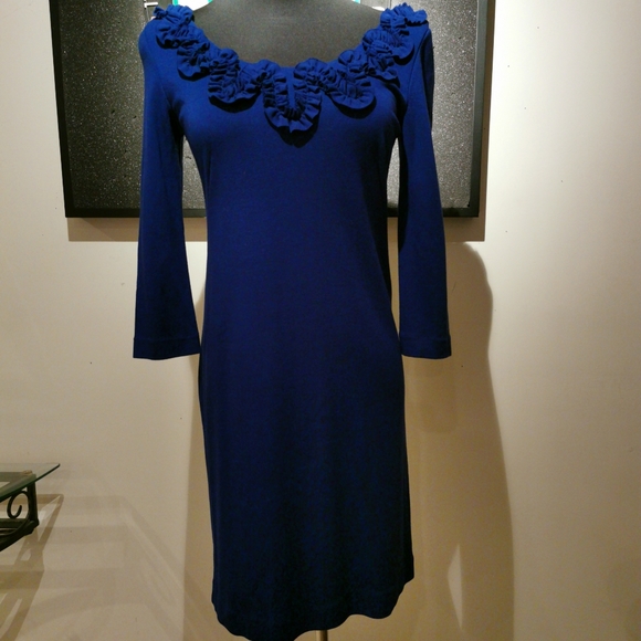 Tibi Ruffled stretch-jersey dress like new - Picture 8 of 12